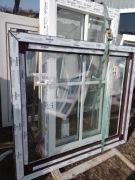 Okno używane z Niemiec 127wys144szer mahoń 