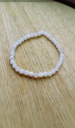 Bransoletka handmade z różowego kwarcu