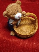 Ozdobny miś z koszyczkiem
