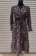 Sukienka w kwiaty długa biust 90/95