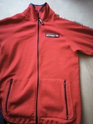 Bluza polarowa Tommy Hilfiger TH czerwona XL Made in Taiwan vintage męska