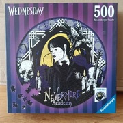 Puzzle 500 elementów Wednesday Nevermore Academy 