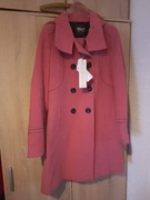 Płaszczyk flauszowy z kapturem 