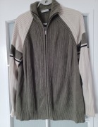 Sweter rozpinany C&A khaki xl