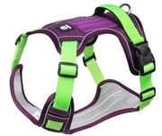 DUOMM Szelki bezuciskowe, odblaskowe uprząż dla psa, rozm. M+ gratis