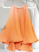 Bluzka perełki orange 