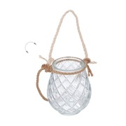 Świecznik Słoiczek Ozdobny na Sznurku Tealight ZESTAW 9 SZTUK