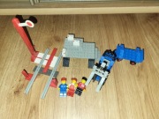 Lego Pociąg 7722 Semafor Peron Ludziki Wózek 