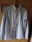 Koszula męska H&M M niebieskie paseczki + gratis