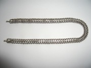 SREBRNY STARY ŁAŃCUSZEK OD DEWIZKI