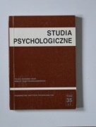 Studia psychologiczne  tom 35