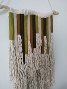 Dekor ścienny sznurek wełna +kwietnik gratis