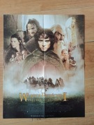 Plakat dwustronny Władca Pierścieni i Ocean Eleven 