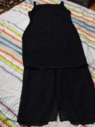 Czarna elegancka sukienka na ramiączkach Jola Collection 40 L 