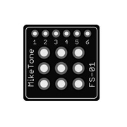 FS-01 PŁYTKA FOOTSWITCHA 3PDT - PŁYTKA PCB