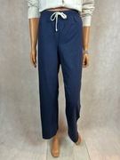 Spodnie BPC Sport 44/46 granatowe dresowe lampas bawełna nowe