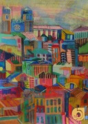 pastel suchy na pastel macie miasto 16 pejzaż 2017