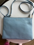 Coccinelle torebka skórzana niebieska nowa