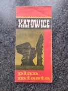 Katowice - plan miasta 1976 r., PRL