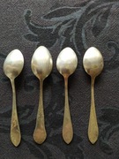 Posrebrzane łyżeczki 4szt.