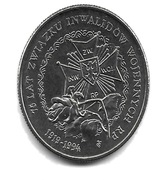 20000 zł 75 lat ZWIĄZKU INWALIDÓW 1994 r PRL 57.. 