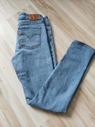 Levi's spodnie damskie skinny fit 711