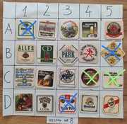 Podkładki, podstawki pod piwo po 2 zł zestaw za 35 zł, Nr8 cały świat 