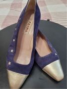 Eleganckie zamszowe baleriny Faxma  Italy vintage 