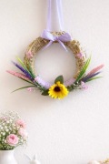     Wianek Wiosenny z Lawendą i Słonecznikiem