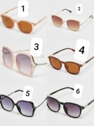 Nowe okulary z filtrem UV do wyboru. 