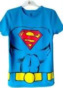 Sinsay SUPERMAN koszulka t-shirt dla chłopaka 122 cm, 6/7 lat bawełna
