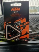 Dzwonek rowerowy - KTM bell triangle w/rubber ring blk