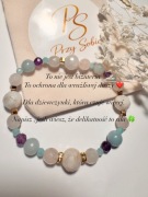 Bransoletka intencyjna z kamieni naturalnych