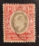 Kol.ang. Britisch-Ostafrika und UGANDA: 1904/07r. Mi 18. kas.