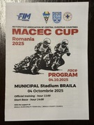 2025 PUCHAR MACEC - BRAILA (RUMUNIA) !!! Program żużlowy, unikat