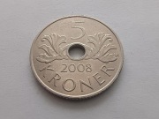 Norwegia 5 koron 2008