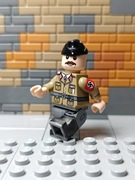Minifigurka Oficer Niemiecki WW2 wojsko klocki LEPIN Army no.0067