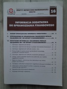 GOFIN informacja dodatkowa do sprawozdania finansowego