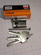 Wkładka patentowa jednostronna 9/30 LOB ARES nikiel-satyna 