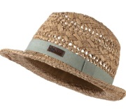 Sterntaler Kapelusz słomkowy Havanna - kapelusz chłopięcy z taśmą rypsową
