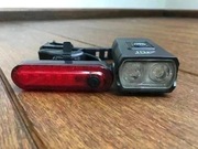 Lampki rowerowe LED, przód + tył. Jakość. Aluminium, ABS. Nowe