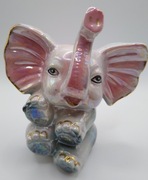 Słoń Słonik Figurka Ceramiczna Ceramics