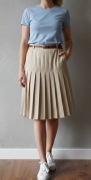 Oryginalna spódnica vintage, plisowana spódnica z lat 60