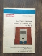 PREDOM PG-6 instrukcja obsługi