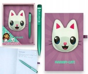 NOTATNIK I DŁUGOPIS KOCI DOMEK GABI