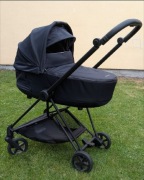 Cybex mios 3.0 2w1 gondola lux Black siedzisko mustard yellow 