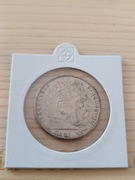 Moneta 5 Marek z 1936 z wizerunkiem Paula von Hindenburga srebro 0/900