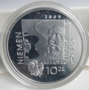 10 zł 2009  CZESŁAW NIEMEN  ikona polskiej muzyki  Ag 925  UNC