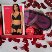 Zestaw- prezent na walentynki-komplet,opaska,kula