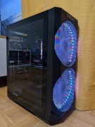 Obudowa Krux z podświetleniem RGB oraz zasilacz 500w